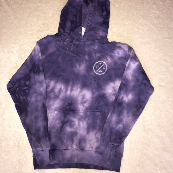 Sandcloud Tops - Purple tie dye sweatshirt